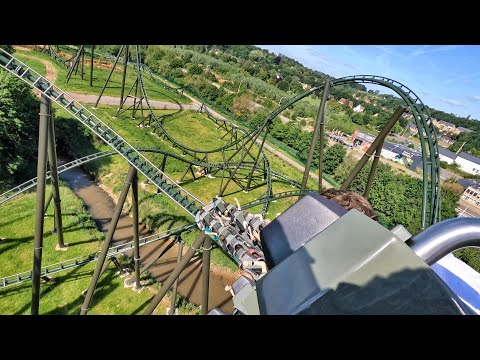Kondaa - Walibi Belgium | 4K Back Row POV
