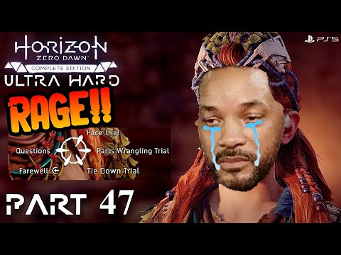 Horizon Zero Dawn Let's Play ULTRA HARD Pt 47 Greatrun Hunting Grounds | PS5