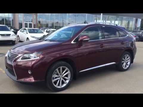 2015 Lexus RX 350 AWD 4dr Sportdesign Edition Review - Red on Black - Northwest Edmonton