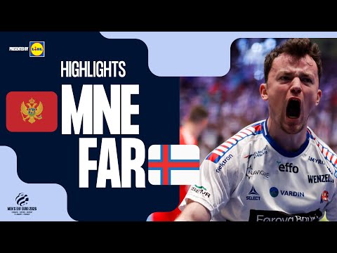 Montenegro vs Faroe Islands | Highlights | Men's EHF EURO 2026