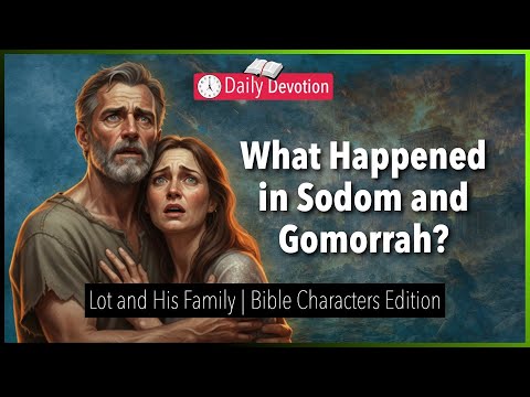 January 28: What Happened in Sodom and Gomorrah?- Lot and His Family - Gen. 19 - 365 Daily Devotions