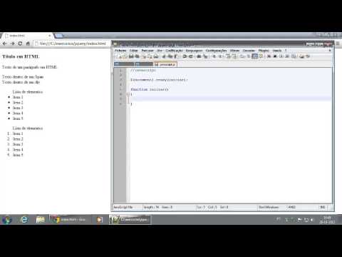 006 jQuery Selectors All Element ID Class e exemplos