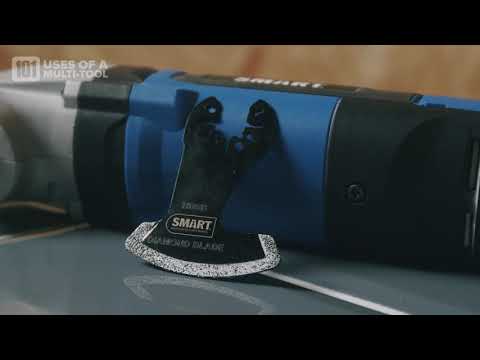 How to remove grout between small tiles with a multi-tool