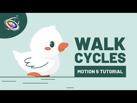 Walking Duckling - Apple Motion 5 Character Animation Tutorial