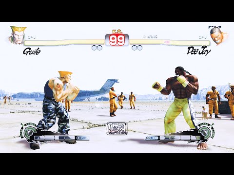 Guile vs Dee Jay (Hardest) Ultra Street Fighter IV