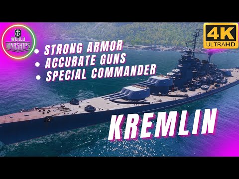 Wows KREMLIN: TANKIEST Battleship World of Warships #wows #worldofwarships #gaming