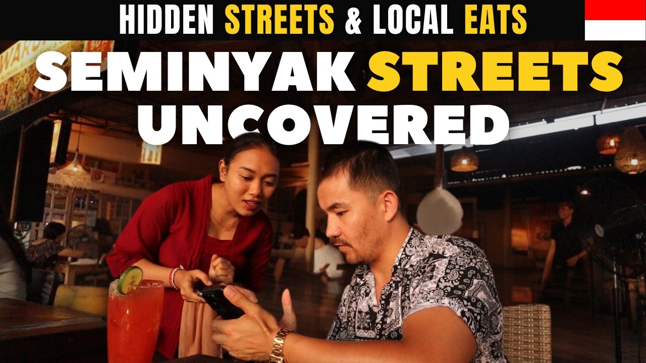A traveler explores Seminyak Square in this video.