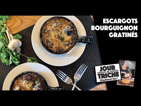 ESCARGOTS BOURGUIGNON GRATINÉS - Jour de triche