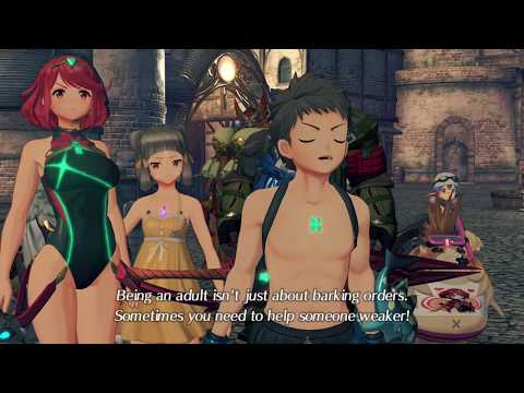 Xenoblade Chronicles 2 Swimsuit Edition Cutscene 046 - Iona and the Ruffian