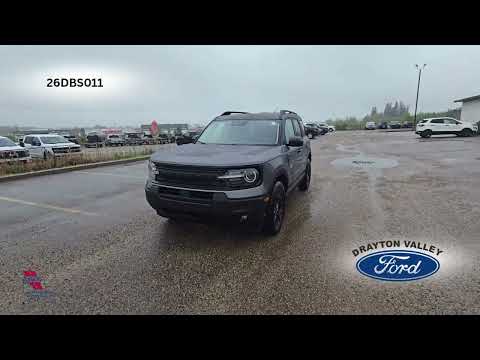 2026 Ford Bronco Sport Big Bend 4x4 in Gray for sale at Drayton Valley Ford in Drayton Valley, AB
