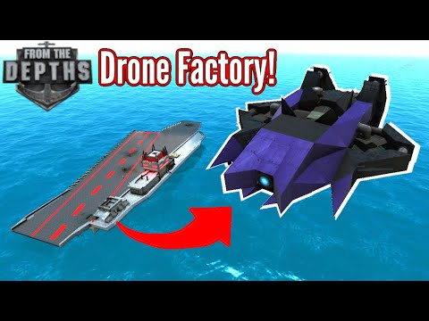 Particle Cannon DRONE FACTORY | From The Depths