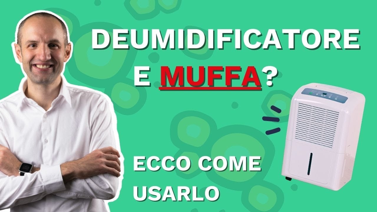 Come usare il deumidificatore quando c’è muffa, senza contaminare la stanza