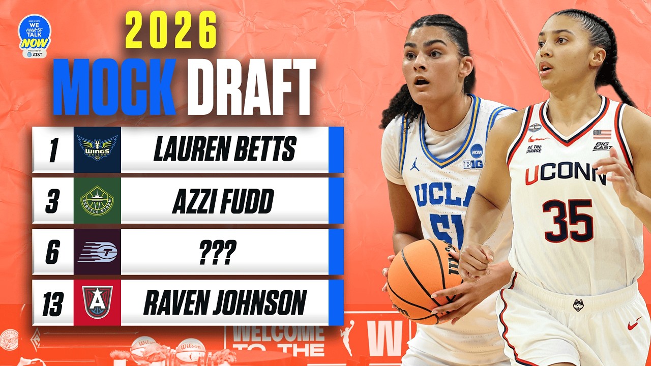 2026 WNBA Mock Draft: Full 1st Round I Why Azzi Fudd is no longer No. 1 overall 👀