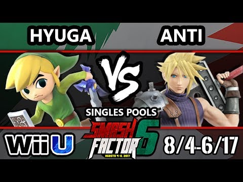 Smash Factor 6 Smash 4 - Hyuga (Toon Link) Vs. IMT | ANTi (Cloud) Smash Wii U