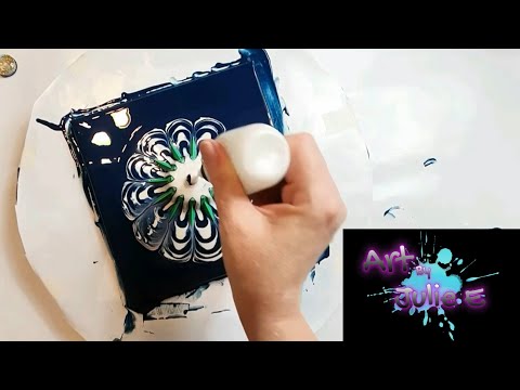 Fast Flora Fun with Amsterdam Pearl Paints