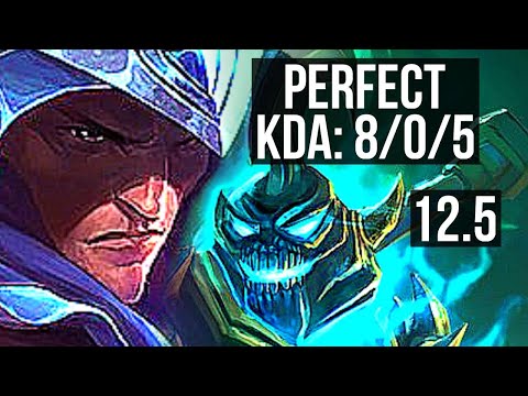 TALON vs HECARIM (JNG) | 8/0/5, 1300+ games, Rank 7 Talon, 1.8M mastery | KR Challenger | 12.5