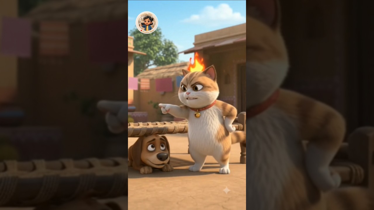 दूध चोर नहीं, सिर्फ quality inspector #billiorkutta#ai#comedy #animation #funny #trending