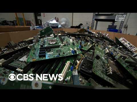 Inside a recycling firm for electronic waste