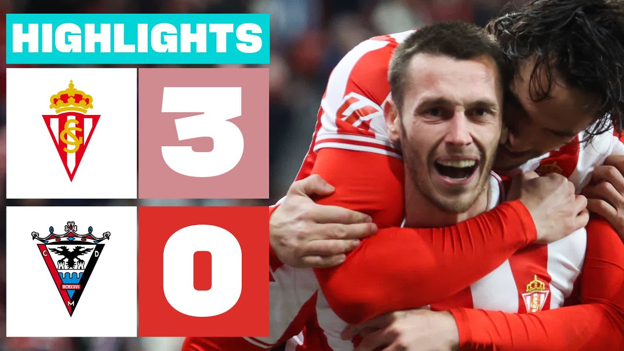 Sporting Gijón vs Mirandés Highlights