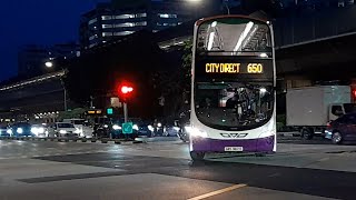 (Moove Media: Rhythm Of The City FBA) SBS3821D(SEDEP 45) On Service 650 At Yishun Avenue 2