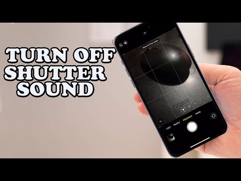 How to Turn off Shutter Sound on iPhone
