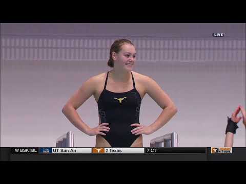 UT Diving Invitational womens 1m spring final 720p 2