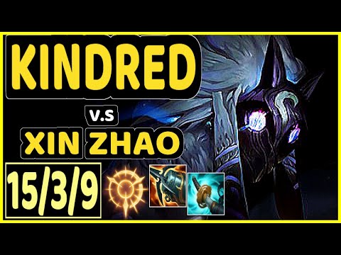 CUZZ (KINDRED) vs XIN ZHAO - 15/3/9 KDA JUNGLE CHALLENGER GAMEPLAY - KR