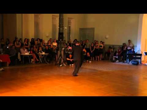  Graciela Gonzalez  and  Vladimir Khorev  are  dancing  at  White Nights tango festival  in  2015