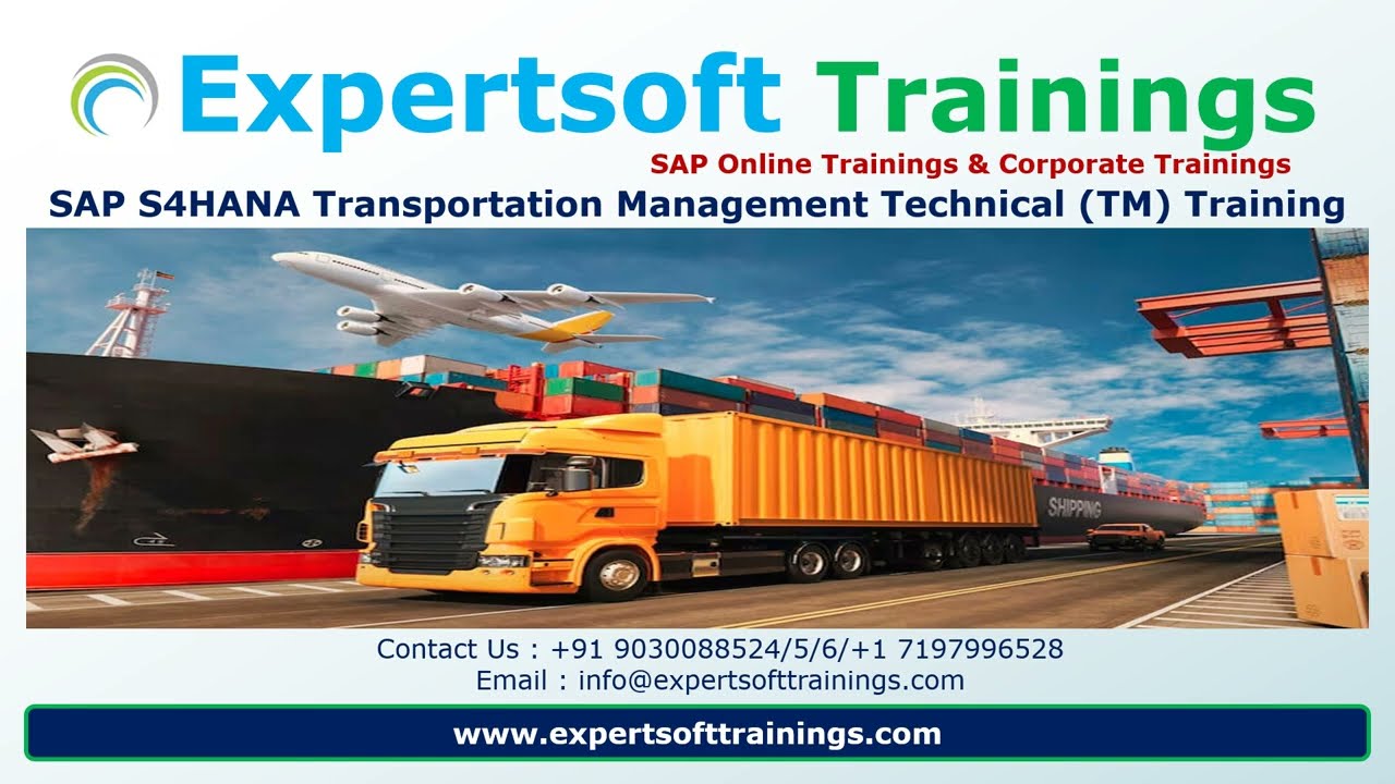 SAP S4HANA TM Technical Training | SAP S4HANA TM Technical Corporate Training