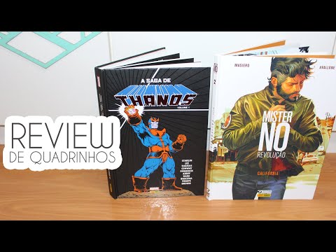 "A SAGA DE THANOS 1" & "MISTER NO REVOLUÇÃO 2"