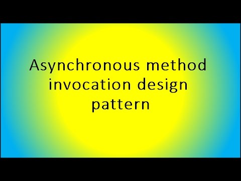 Asynchronous Method Invocation Design Pattern