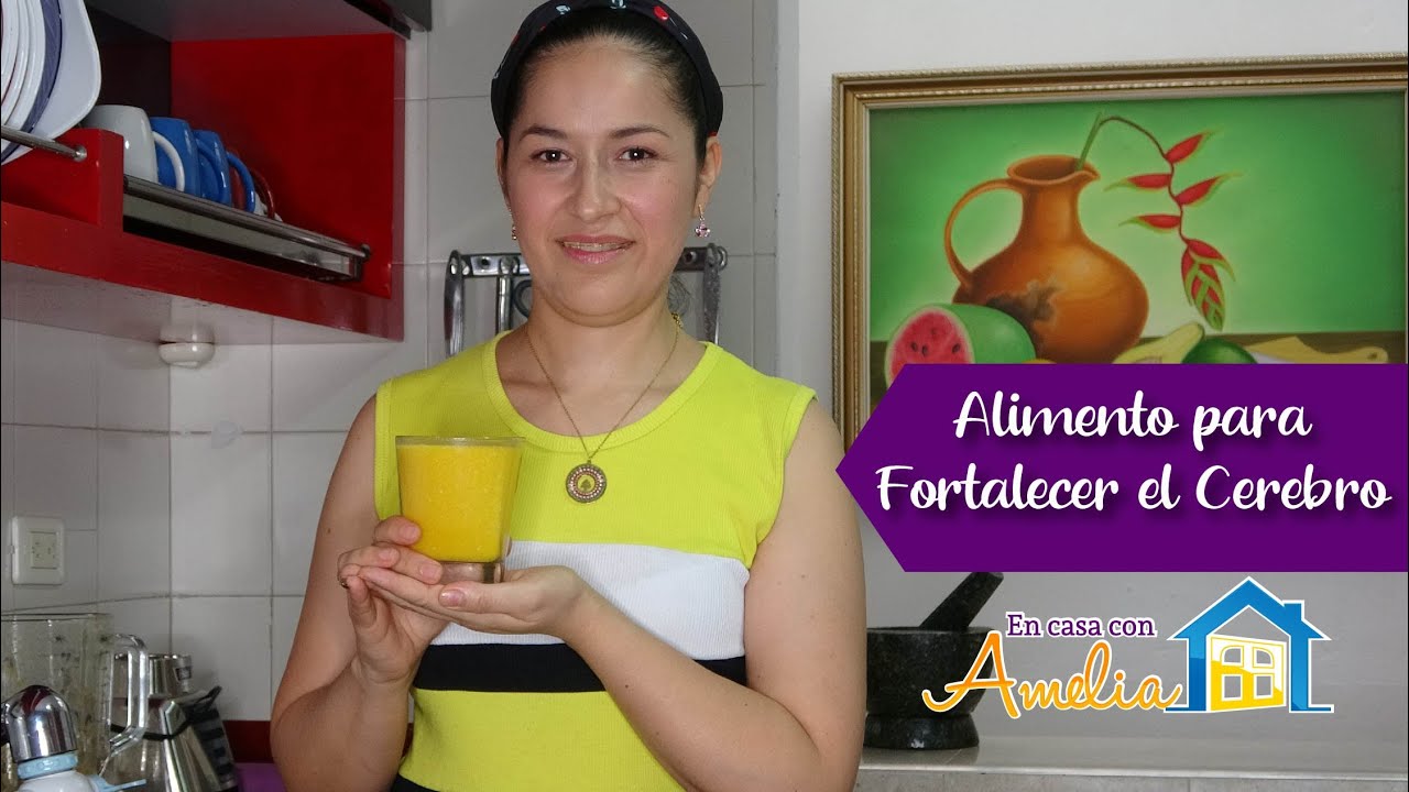 ALIMENTO PARA FORTALECER EL CEREBRO - JUGO DE MANGO CON ALMENDRAS - CULINARIA SALUDABLE