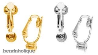 How to Use Earring Converters to Turn Posts into Clip-ons