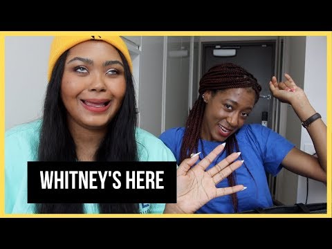 ME AND WHITNEY SQUISHED INTO THE CORNER OF MY KOREAN APARTMENT | KennieJD