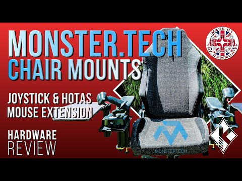 Hardware Review [4K] Monstertech Chair Mounts | Mouse Extension & Quick Release & More
