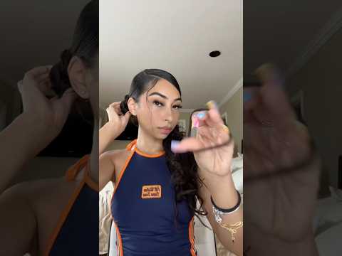 Cute curly hair Inspo✨ #hairtok #easyhairtutorial