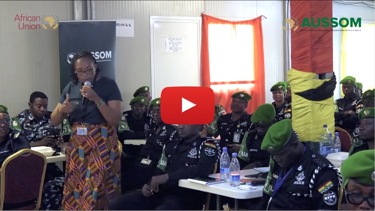 AUSSOM police officers undergo training on child protection in conflict zones