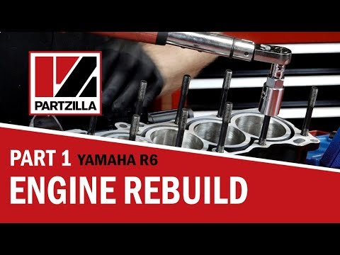 Yamaha R6 Engine Rebuild Part 1: Bottom End to Piston Install | Partzilla.com