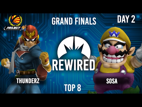 Rewired 2016 Grand Finals: R3|ThundeRzReiGN (Falcon) vs R3|Sosa (Wario)
