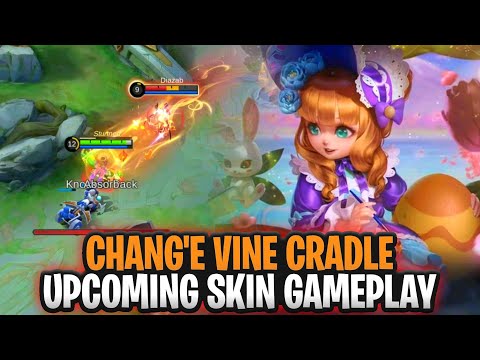 Chang'e Vine Cradle Epic Skin Gameplay | Mobile Legend