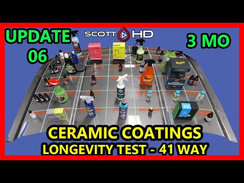 Ceramic Coating Longevity Test - 41 WAY - The ULTIMATE comparison test - UPDATE 06 - 3 MONTHS