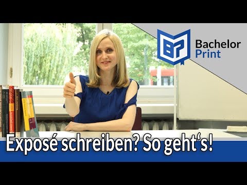 Exposé schreiben für die Bachelorarbeit & Masterarbeit