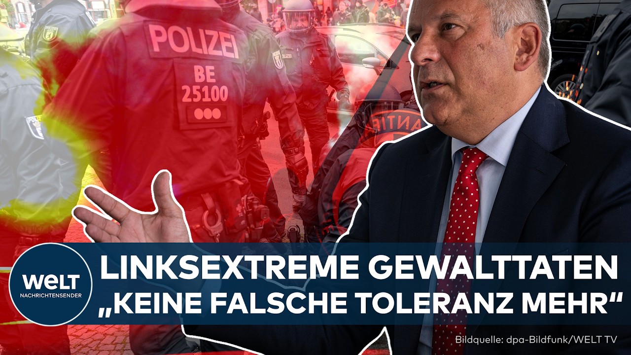 LINKSEXTREMISMUS: "Keine falsche Toleranz mehr" – Poseck fordert mehr Handlungsbefugnis der Polizei