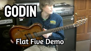 Video thumbnail for Godin Flat Five Demo Nationalpawnwi by Novalux Stereophonic