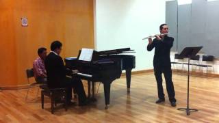 Arturo Fernández - Sonata para Flauta y Piano de Francis Pi