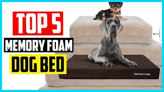 ✅  Best Memory Foam Dog Bed Extra Large and Small 2022