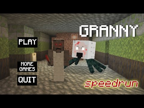 Granny 1.8 - Sewer escape minecraft speedrun
