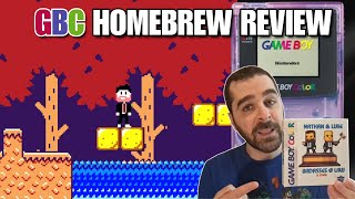 Nathan & Luke Game Boy Color Homebrew Review - Challenging Precision Platformer!