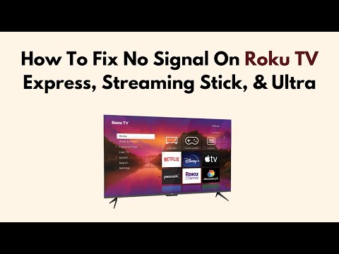 How To Fix No Signal On Roku TV Express, Streaming Stick, & Ultra
