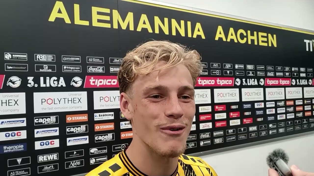  Jonas Oehmichen – Mittelfeld Alemannia Aachen – Ergebnis ist schwer einzuordnen, gute erste Halbzeit 